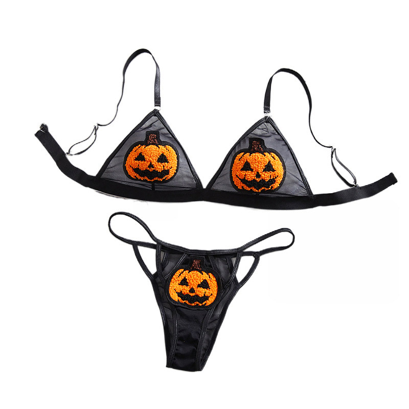 Sexy Bra Brief Set Halloween F - Lace Bralette Set review and price